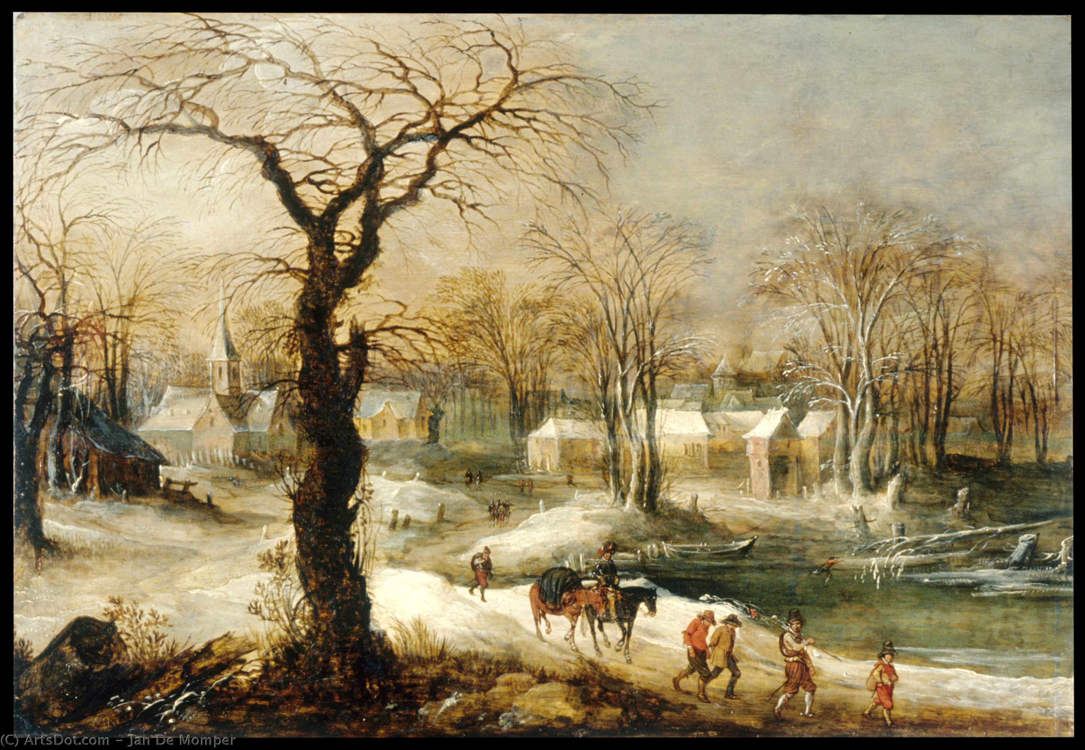 Winter Landscape — Jan De Momper