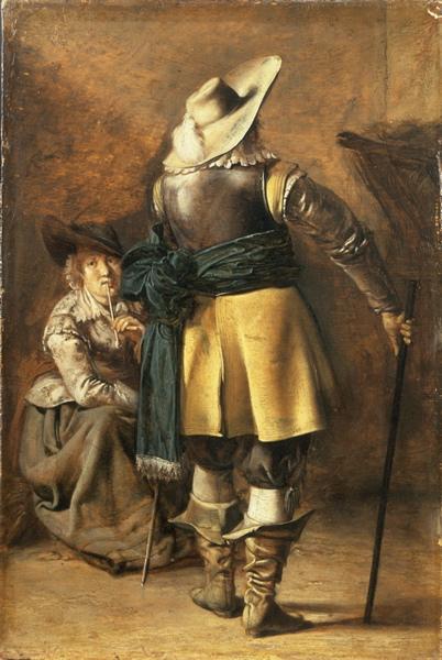 Soldat Avec Une Femme — Pieter Jacobsz Codde