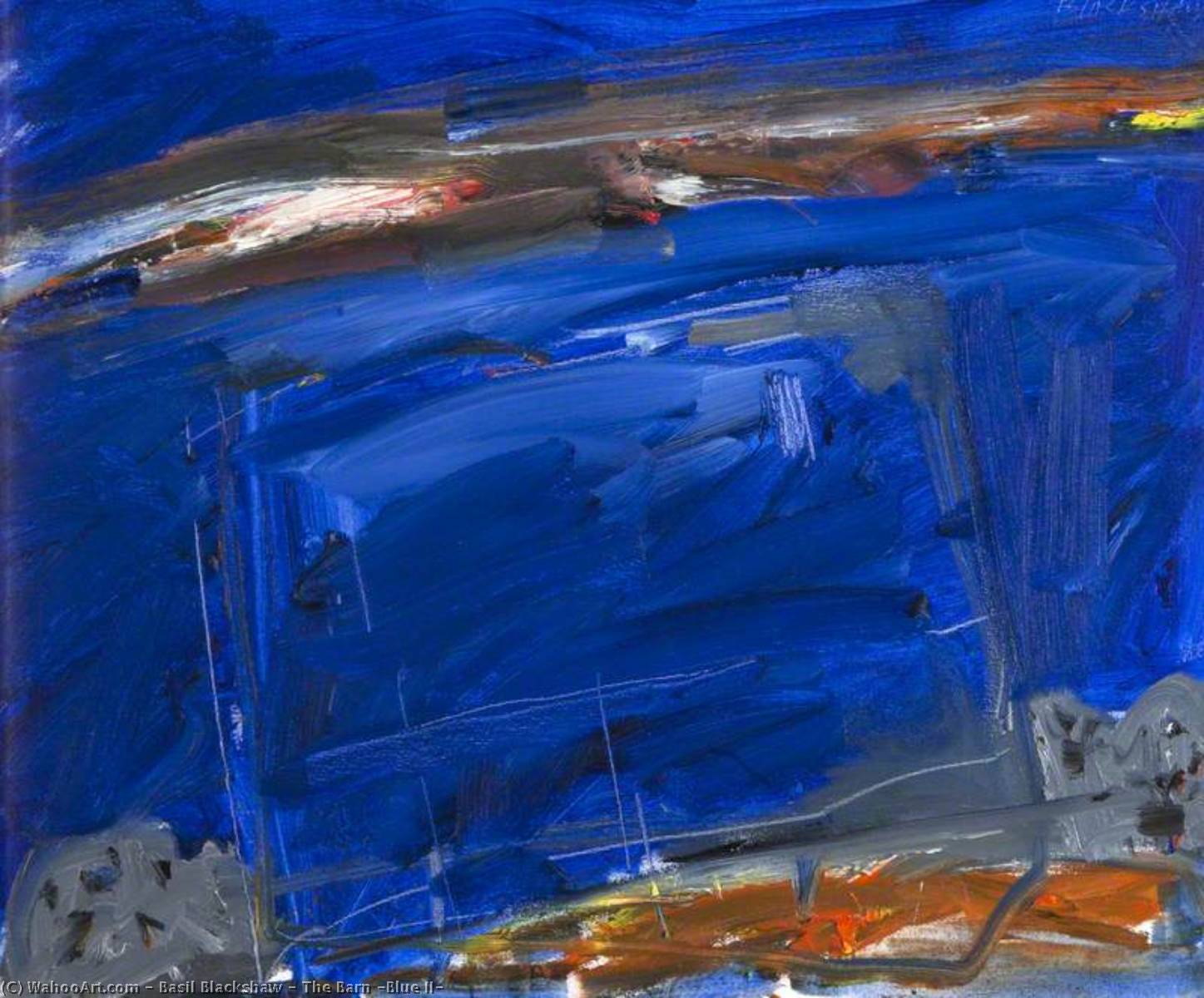 The Barn (blue Ii) — Basil Blackshaw