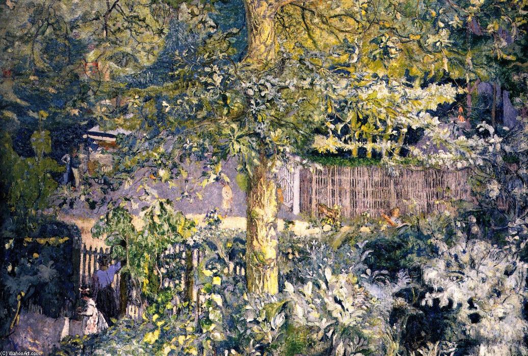 Foliage: Oak Tree And Fruit Seller — Jean-édouard Vuillard
