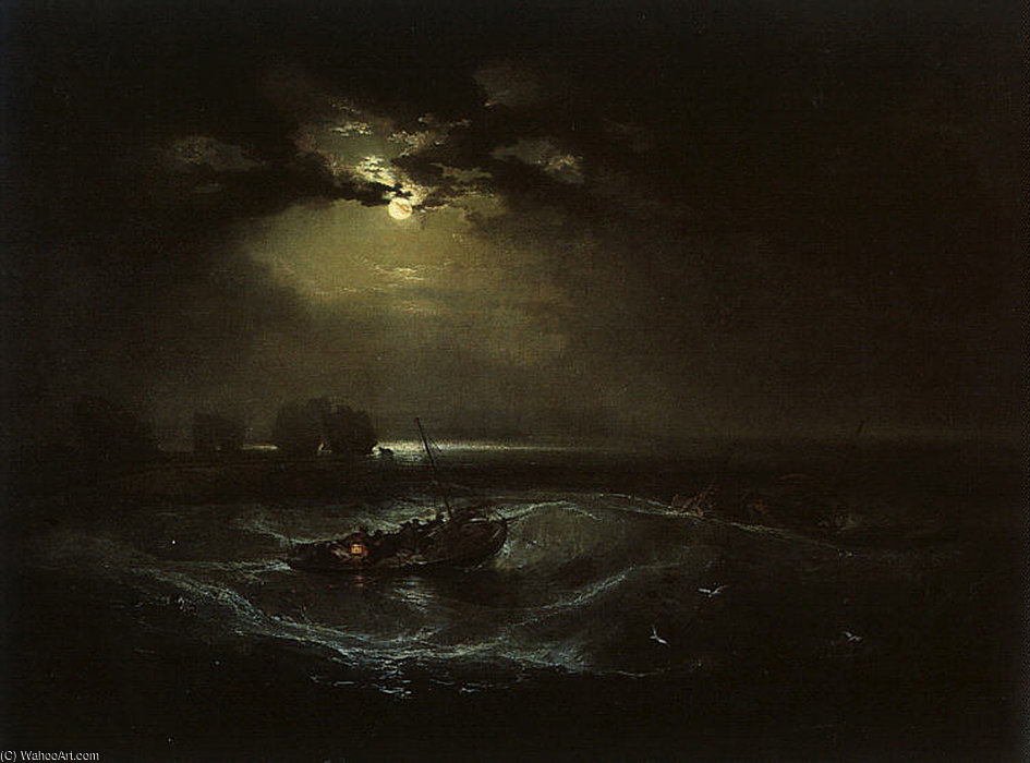 Fishermen At Sea (the Cholmeley Sea Piece) — Joseph Mallord William Turner