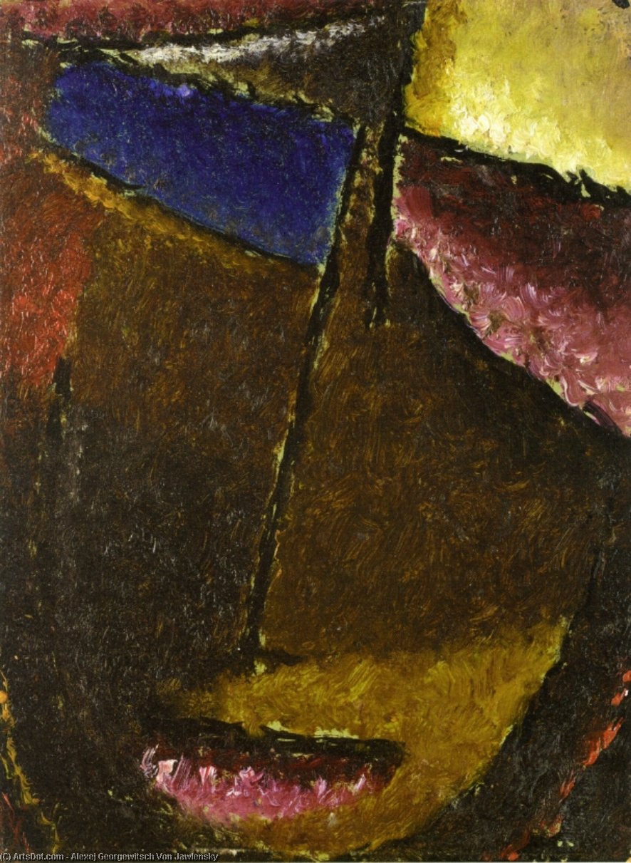 Small Abstract Head — Алексеј Фон Јављенски