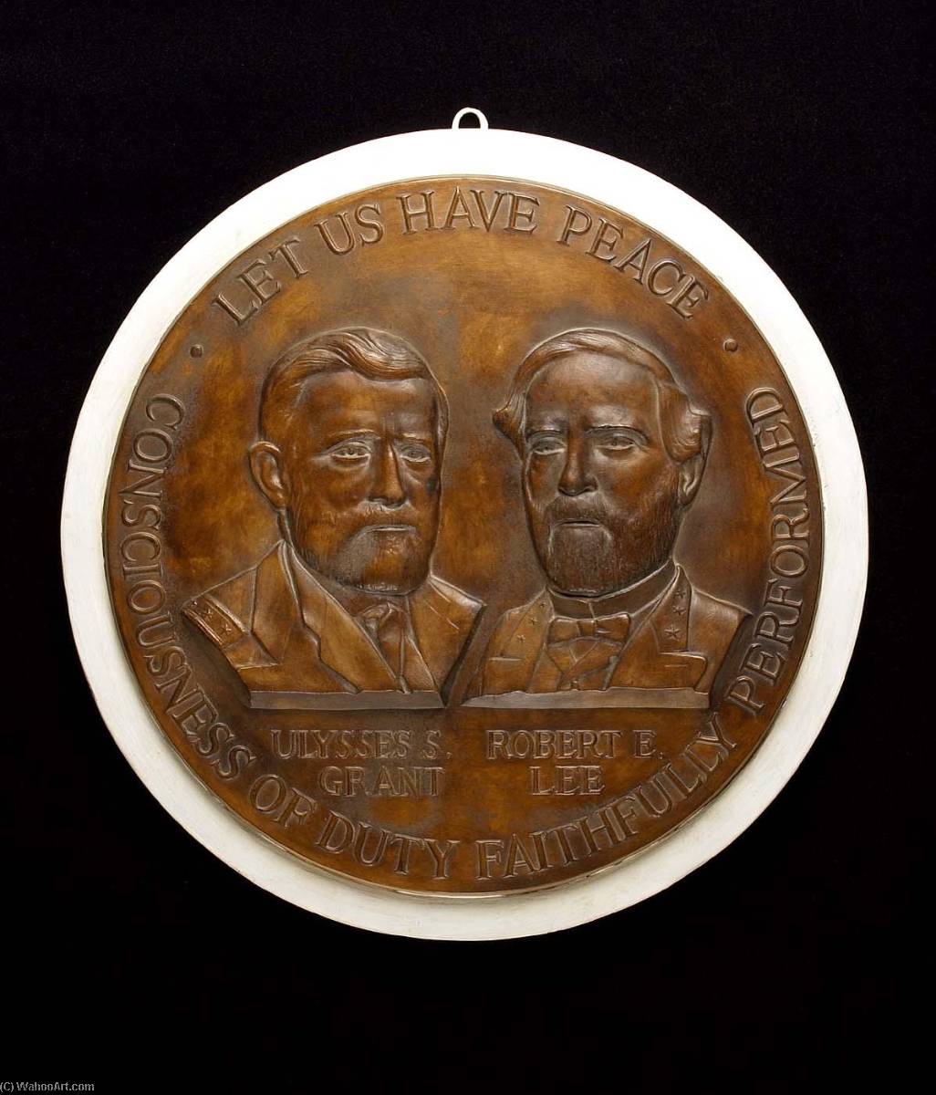 Civil War Centennial Medal (design For Obverse) — Joseph Emile Renier