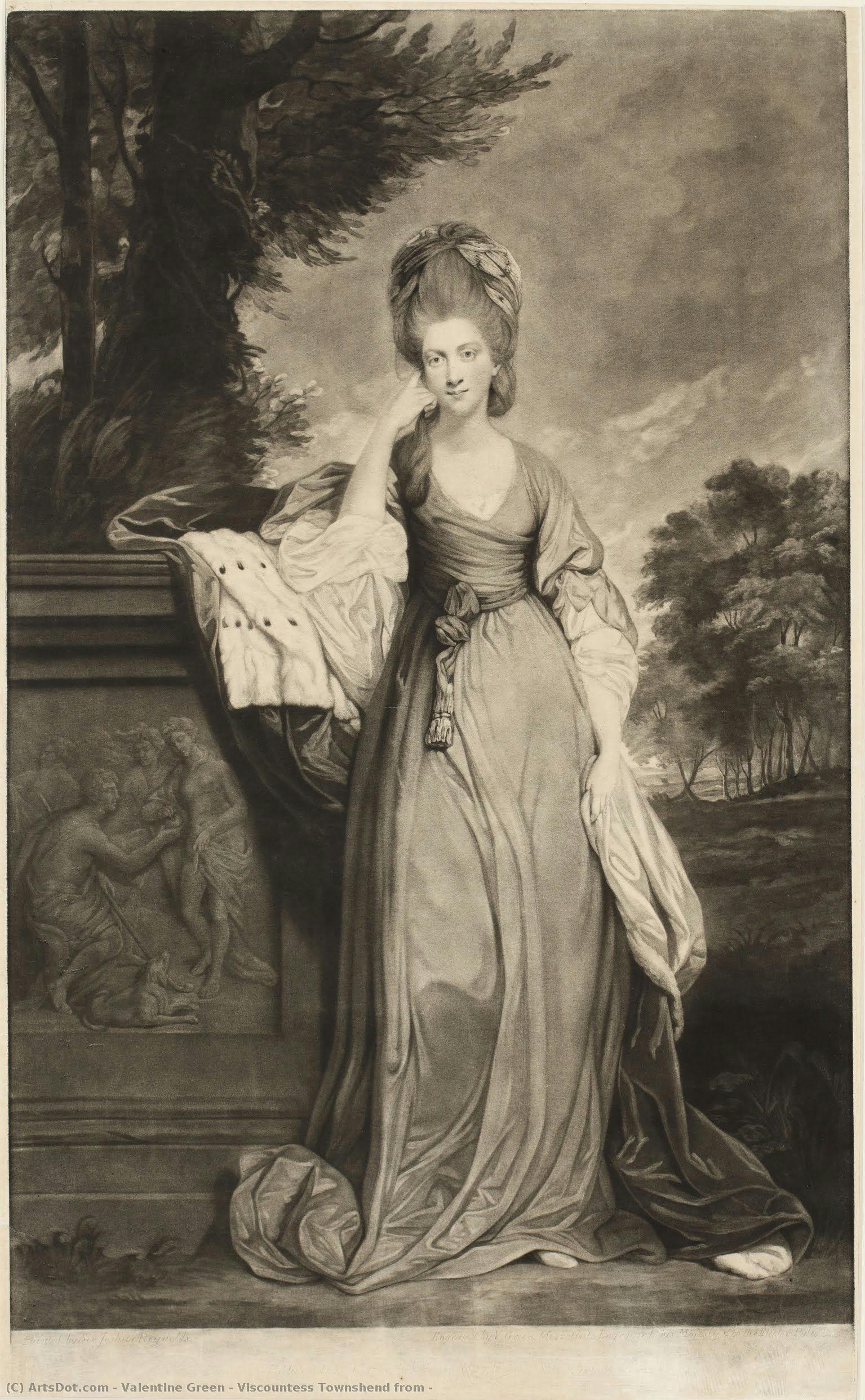 Viscountess Townshend From — Valentine Green