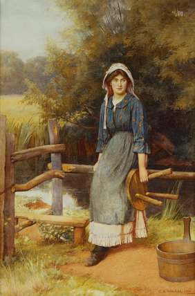 The Milkmaid — Charles Edward Wilson