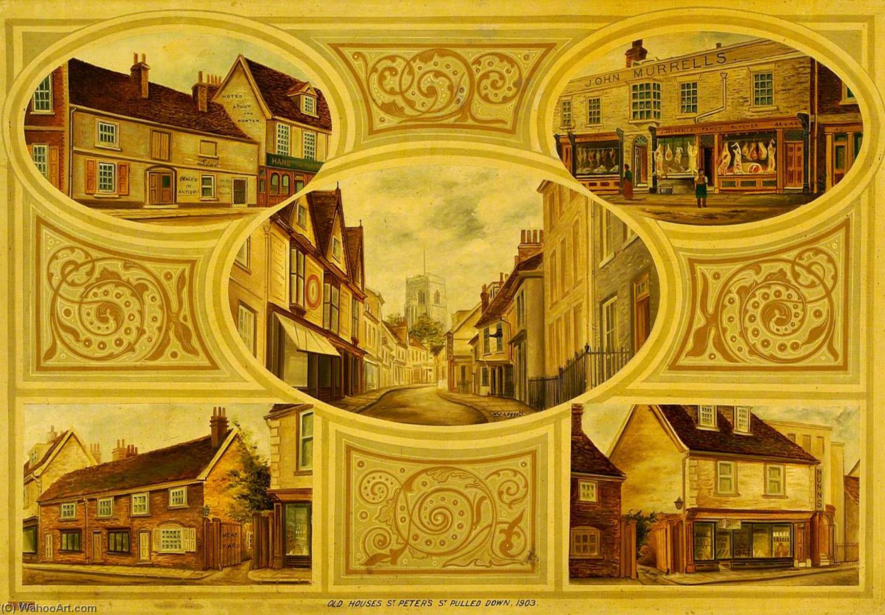 Old Houses, St Peter's Street, Ipswich — William John Leggett