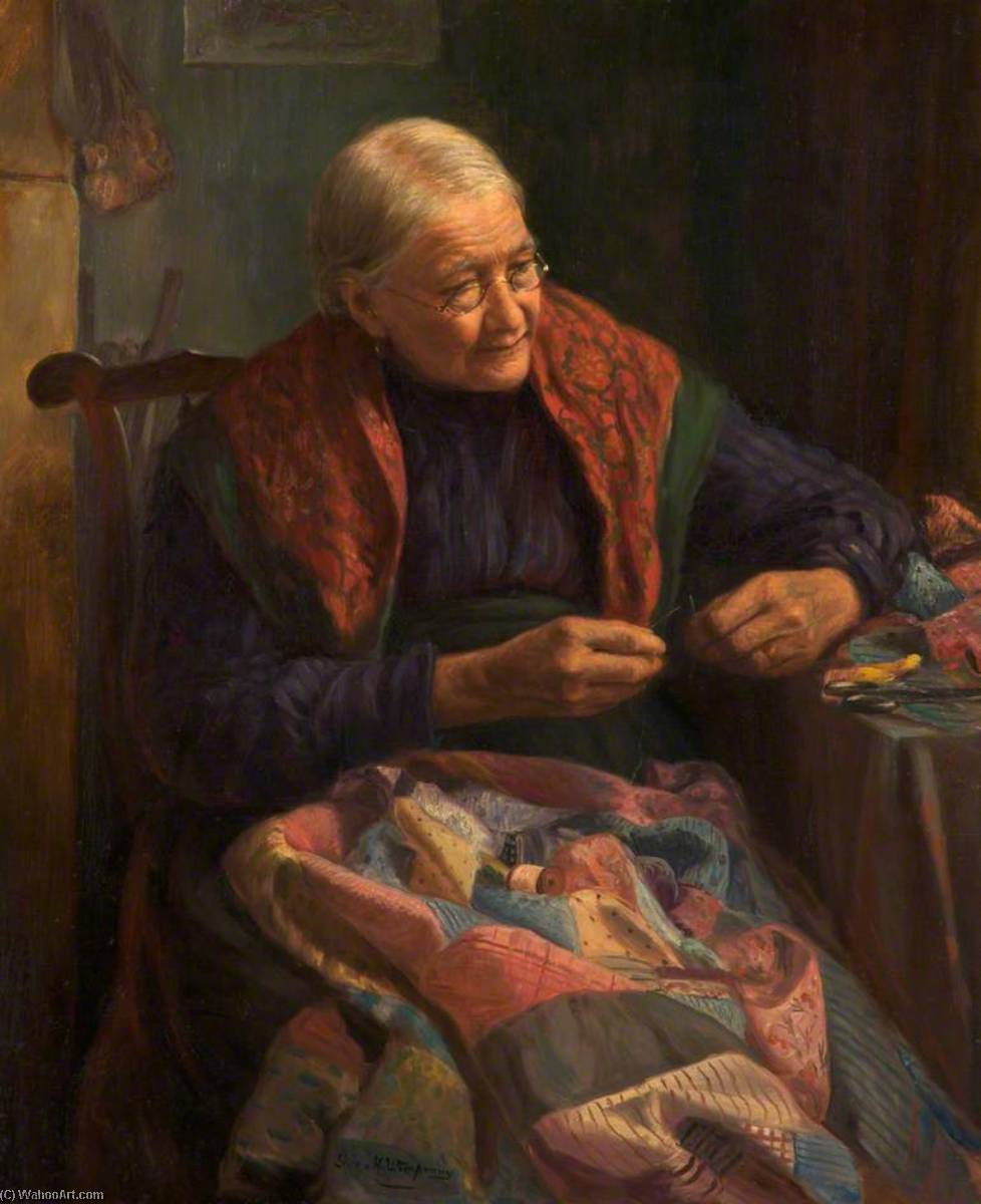A Patchwork Quilt — George Henry Wimpenny