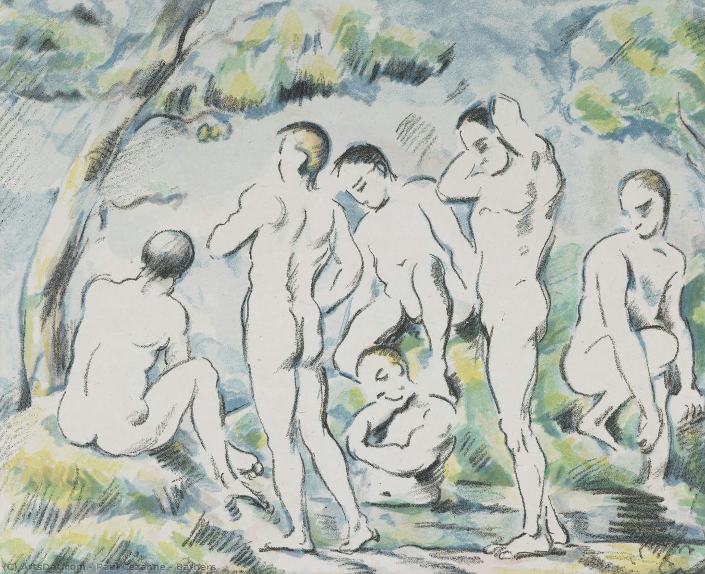 Bathers — セザンヌ