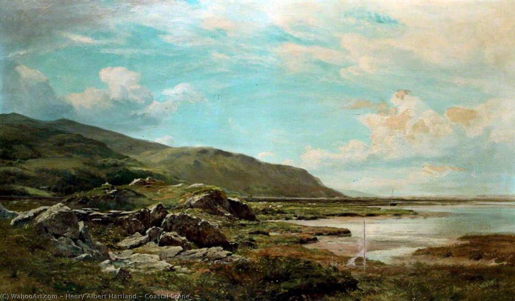 Coastal Scene — Henry Albert Hartland