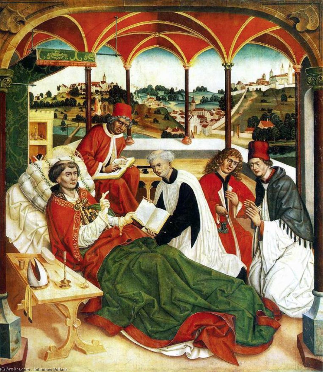 The Death Of St Corbinian — Johannes Pollack