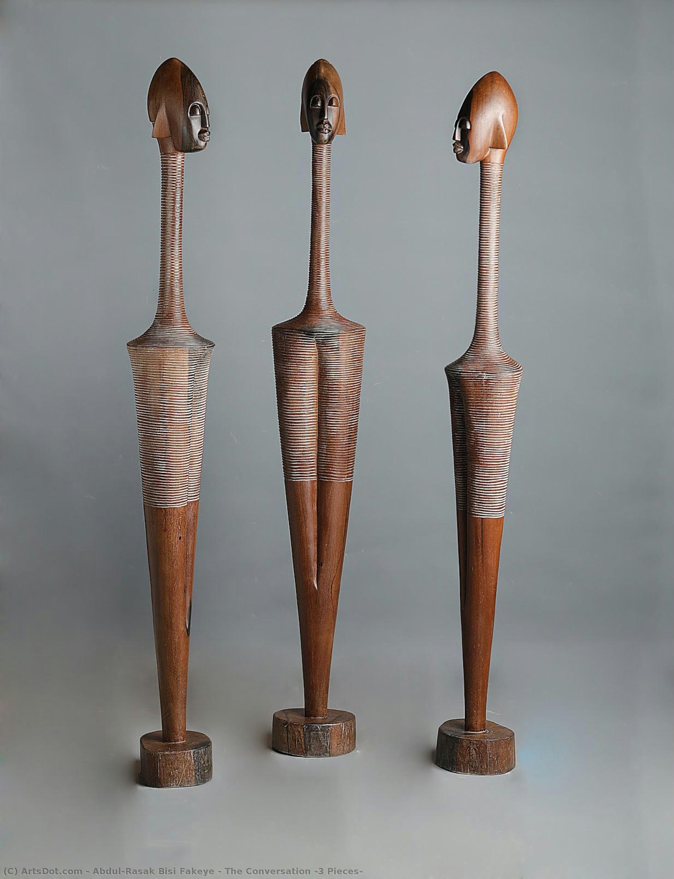 The Conversation (3 Pieces) — Abdul-rasak Bisi Fakeye
