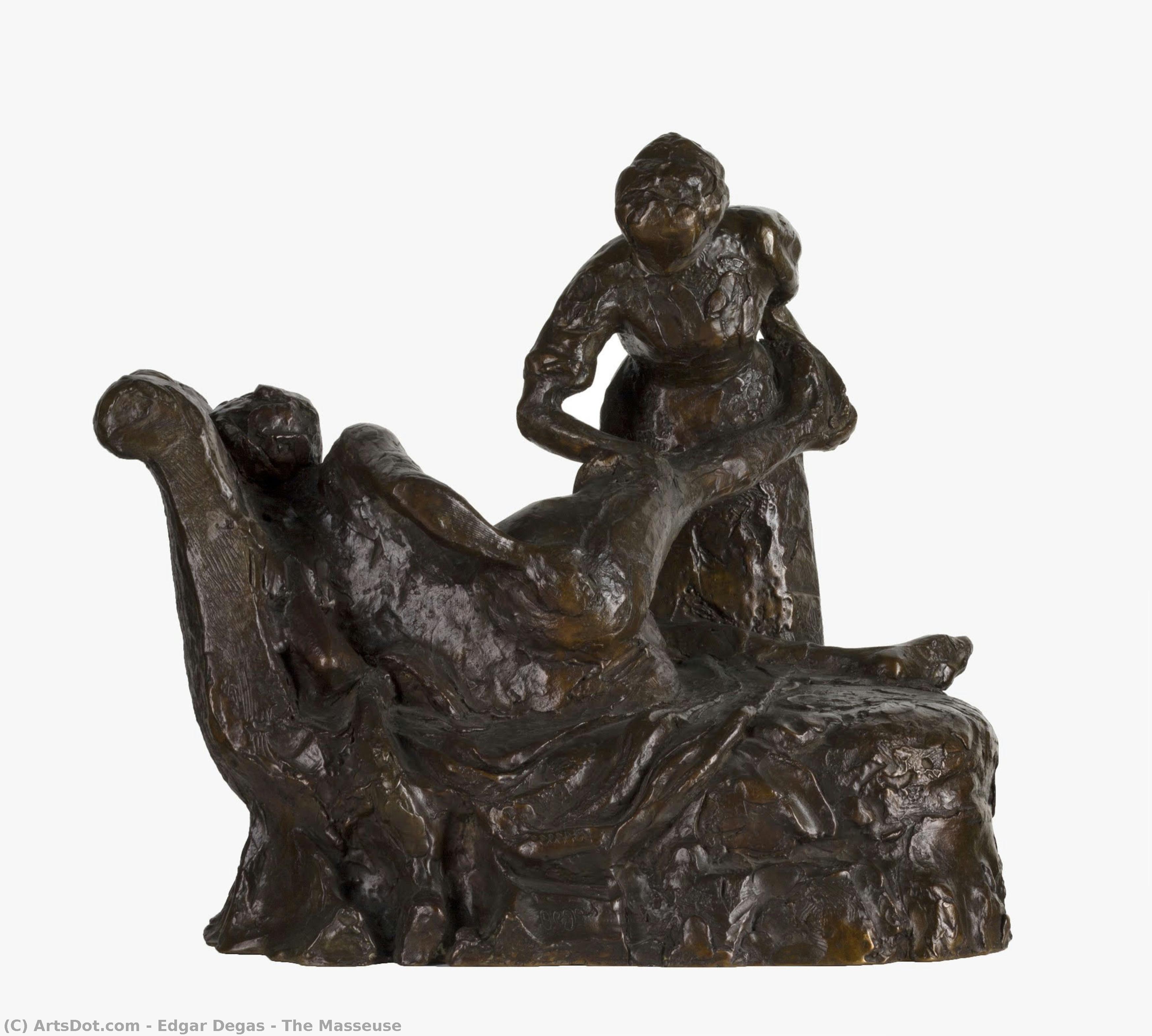 The Masseuse — Edgar Degas