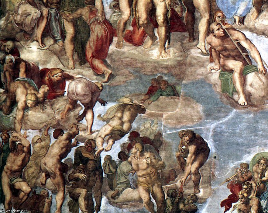 Links - Das Letzte Gericht D5 — Michelangelo Buonarroti