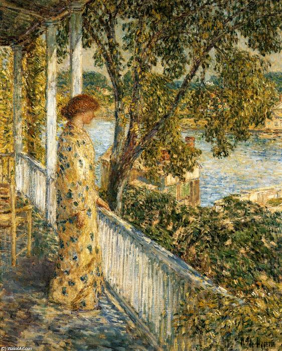 Listening To The Orchard Oriole — Frederick Childe Hassam