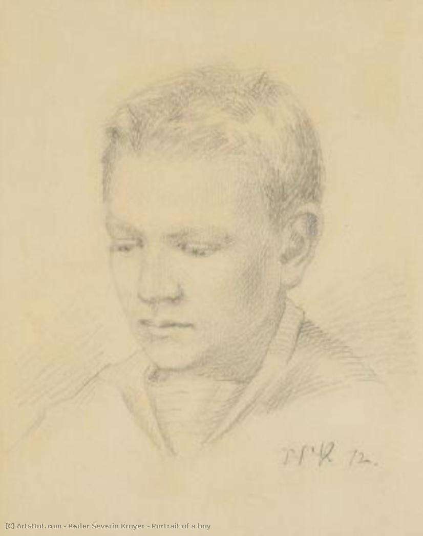 Portrait Of A Boy — Peder Severin Kroyer