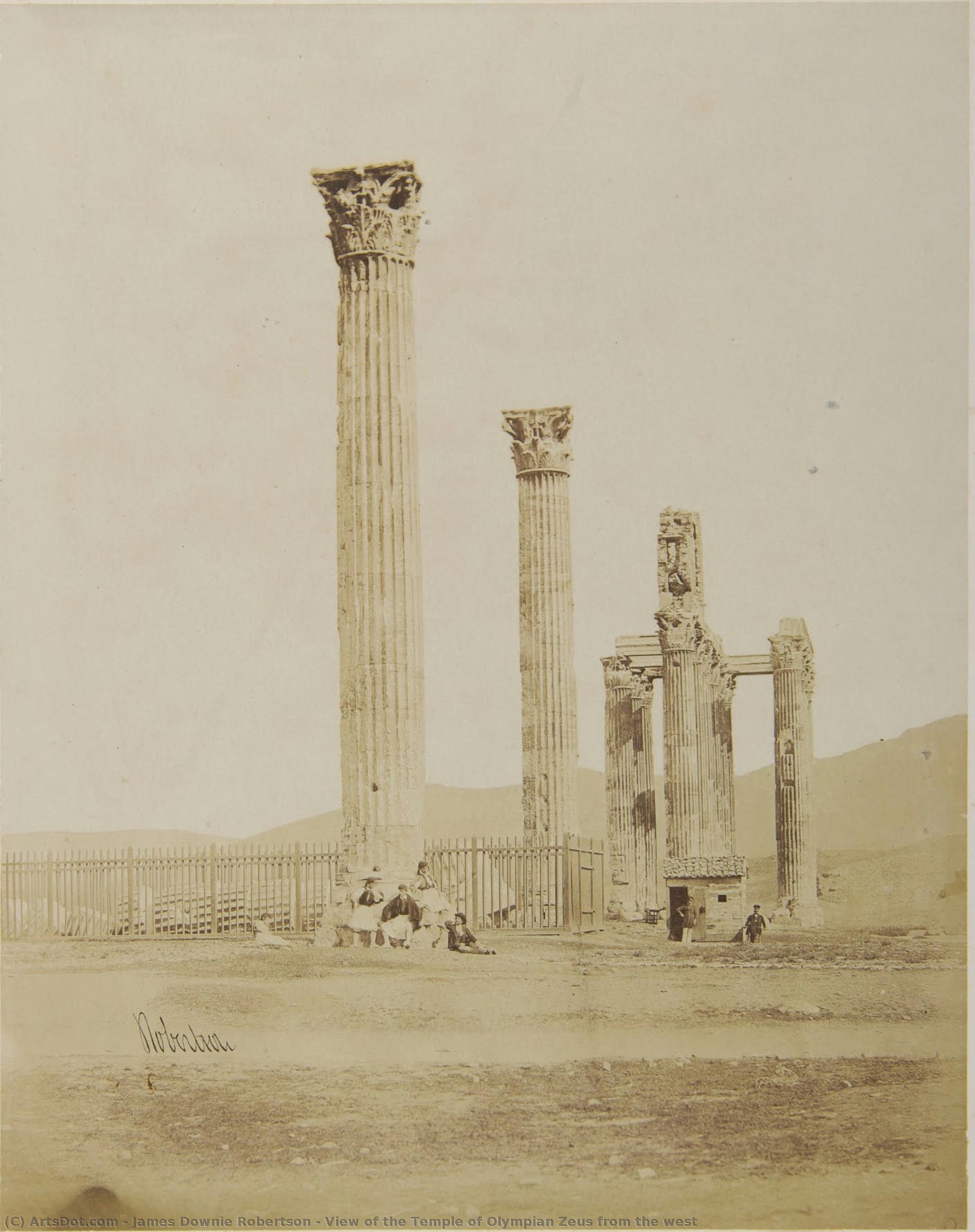 View Of The Temple Of Olympian Zeus From The West — James Downie Robertson