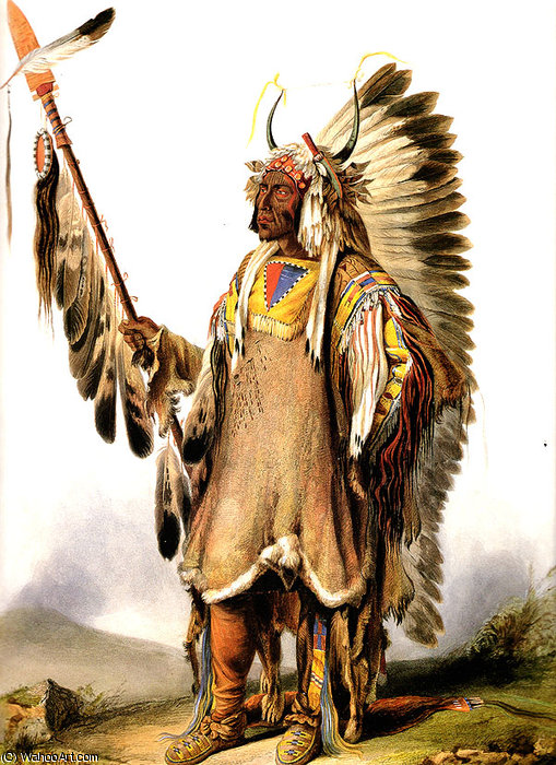 Mato-tope Mandan Chief — Карл Бёдер