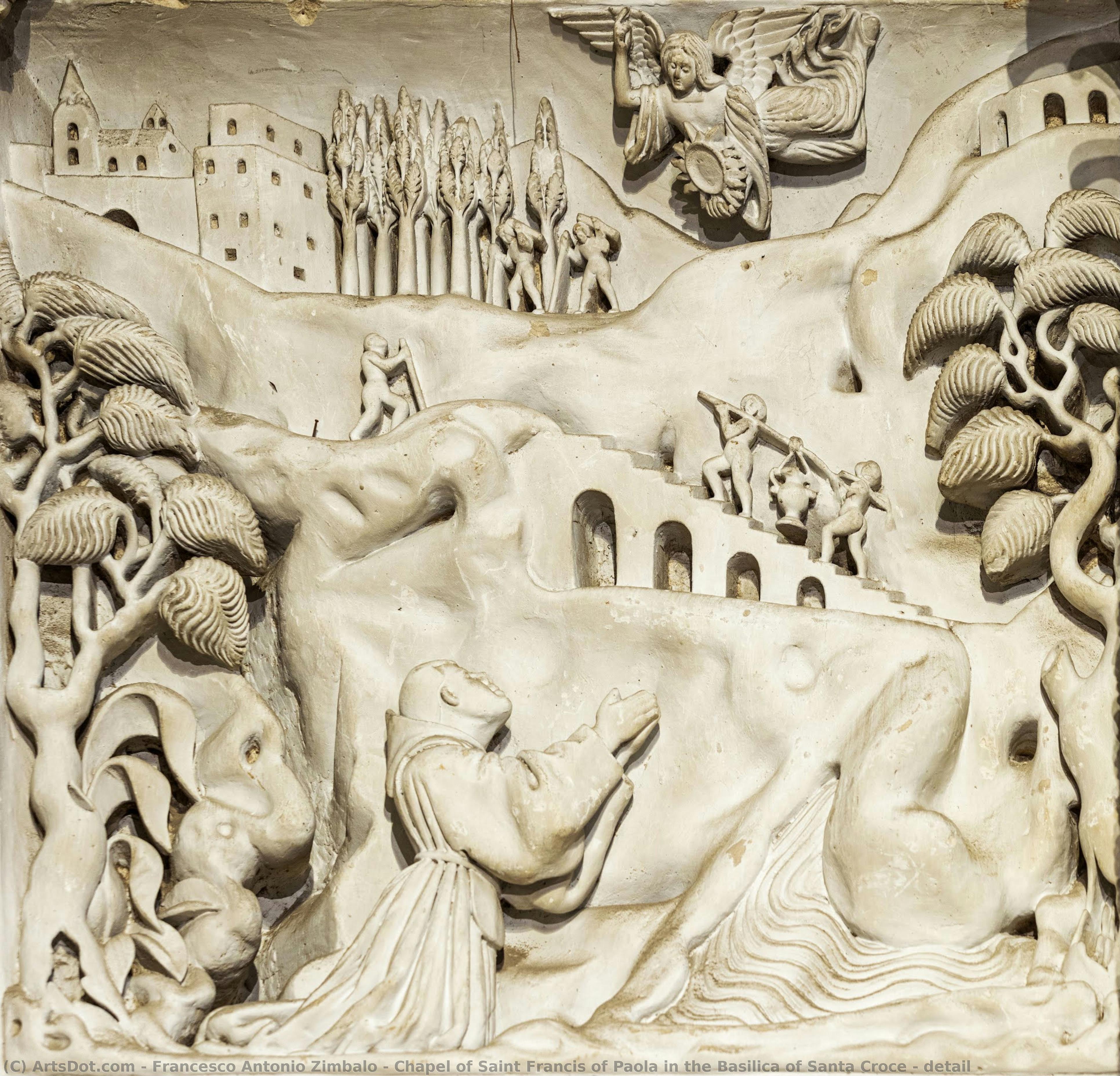 Chapel Of Saint Francis Of Paola In The Basilica Of Santa Croce - Detail — Francesco Antonio Zimbalo