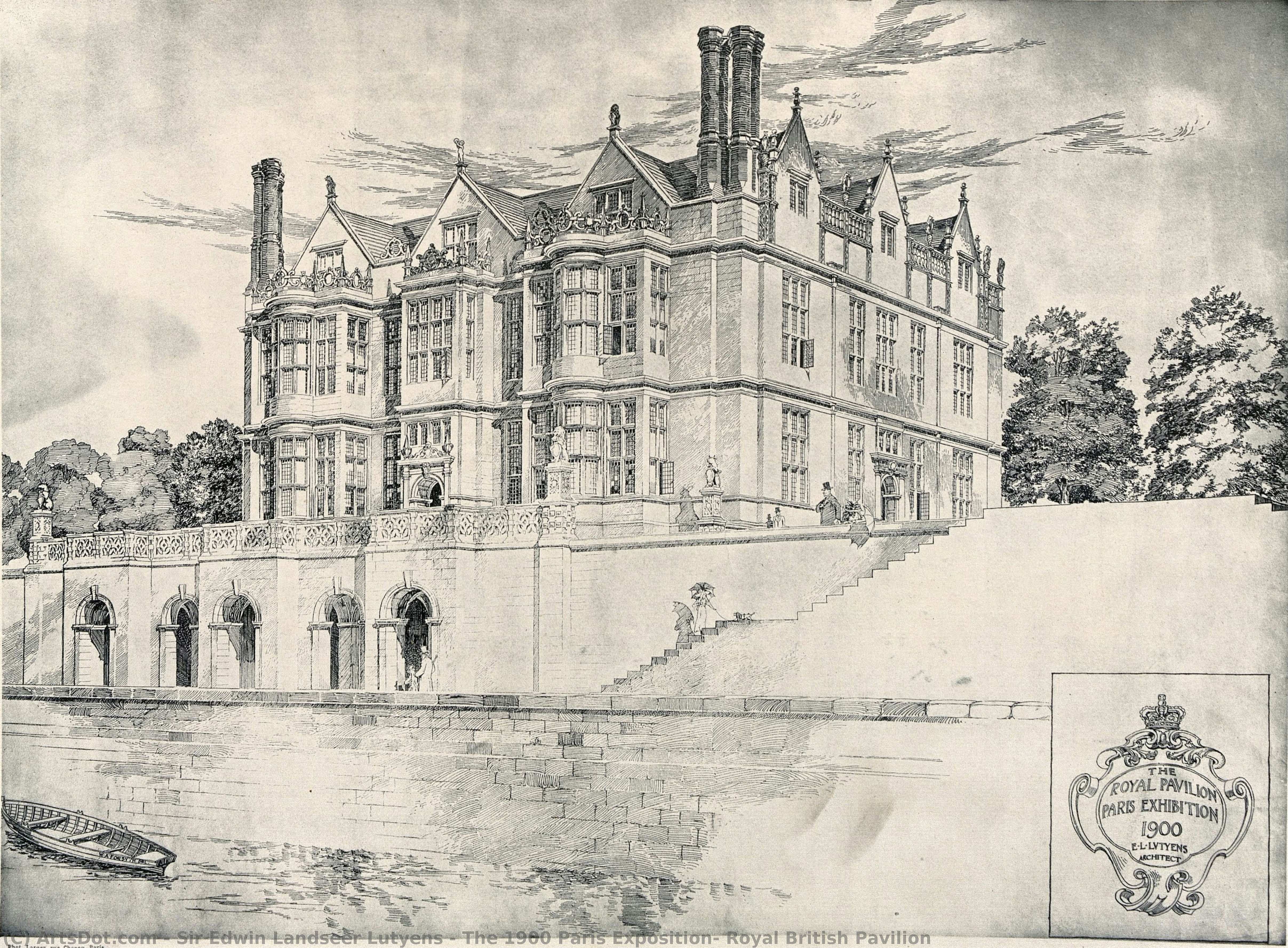 The 1900 Paris Exposition, Royal British Pavilion — Sir Edwin Landseer Lutyens