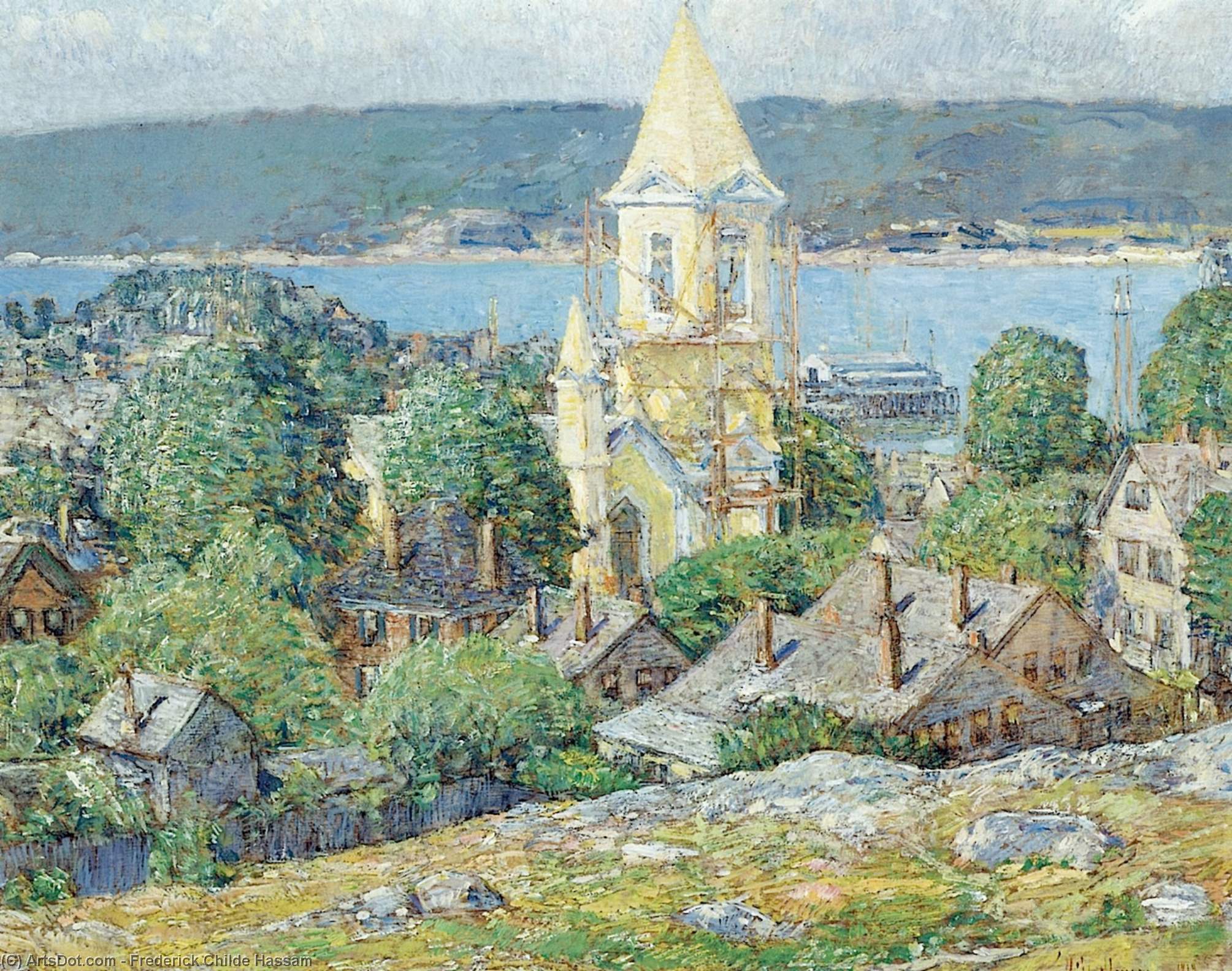 Church At East Gloucester — Frederick Childe Hassam