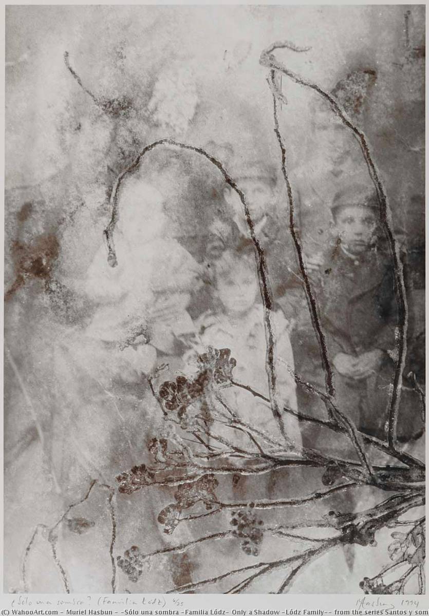 ¿sólo Una Sombra (familia Lódz) Only A Shadow (lódz Family), From The Series Santos Y Sombras Saints And Shadows — Muriel Hasbun