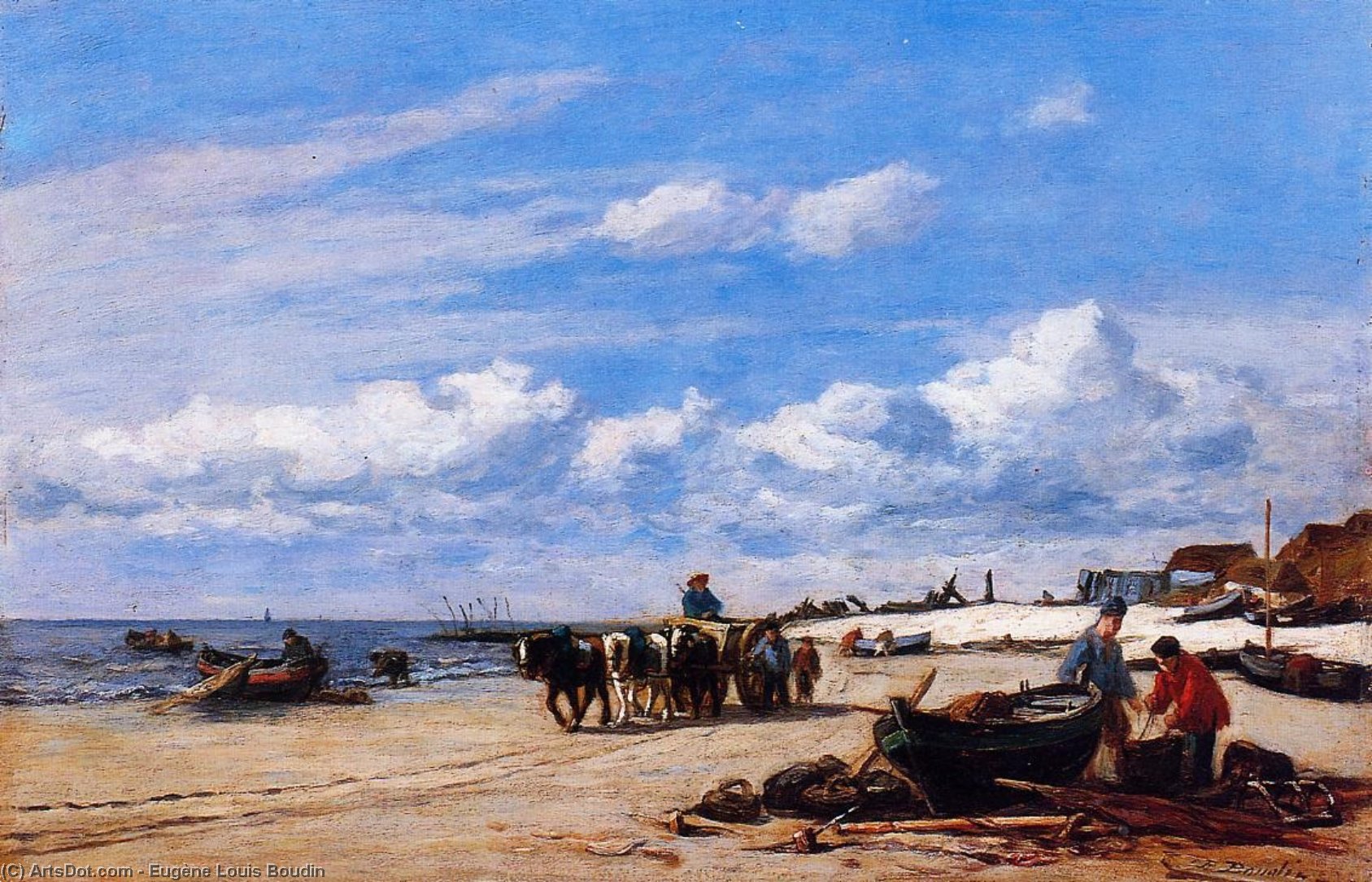 In The Vicinity Of Honfleur — Eugène Louis Boudin