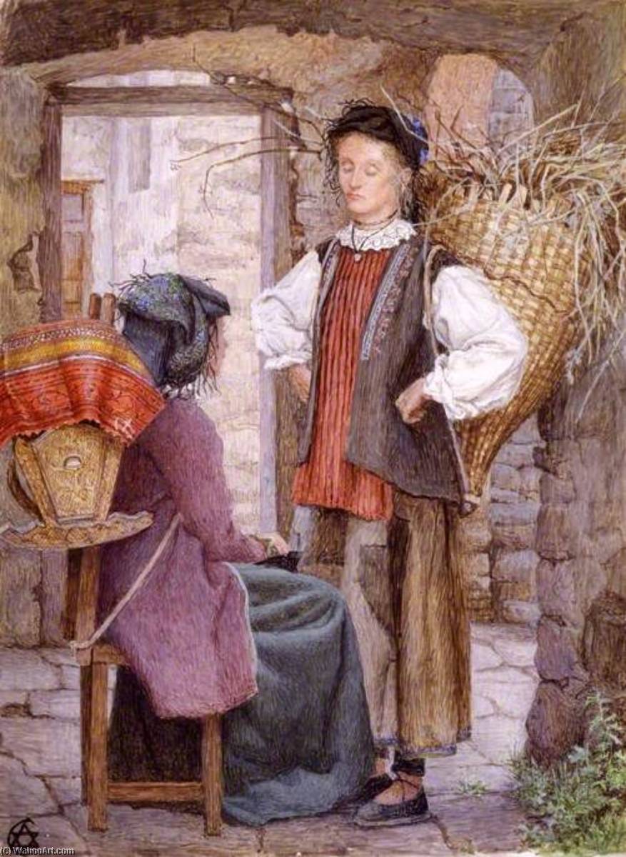 Down From The Mountains, Cradle And Gerlo (basket), Antrona Piana, Piedmont — Estella Louisa Michaela Canziani