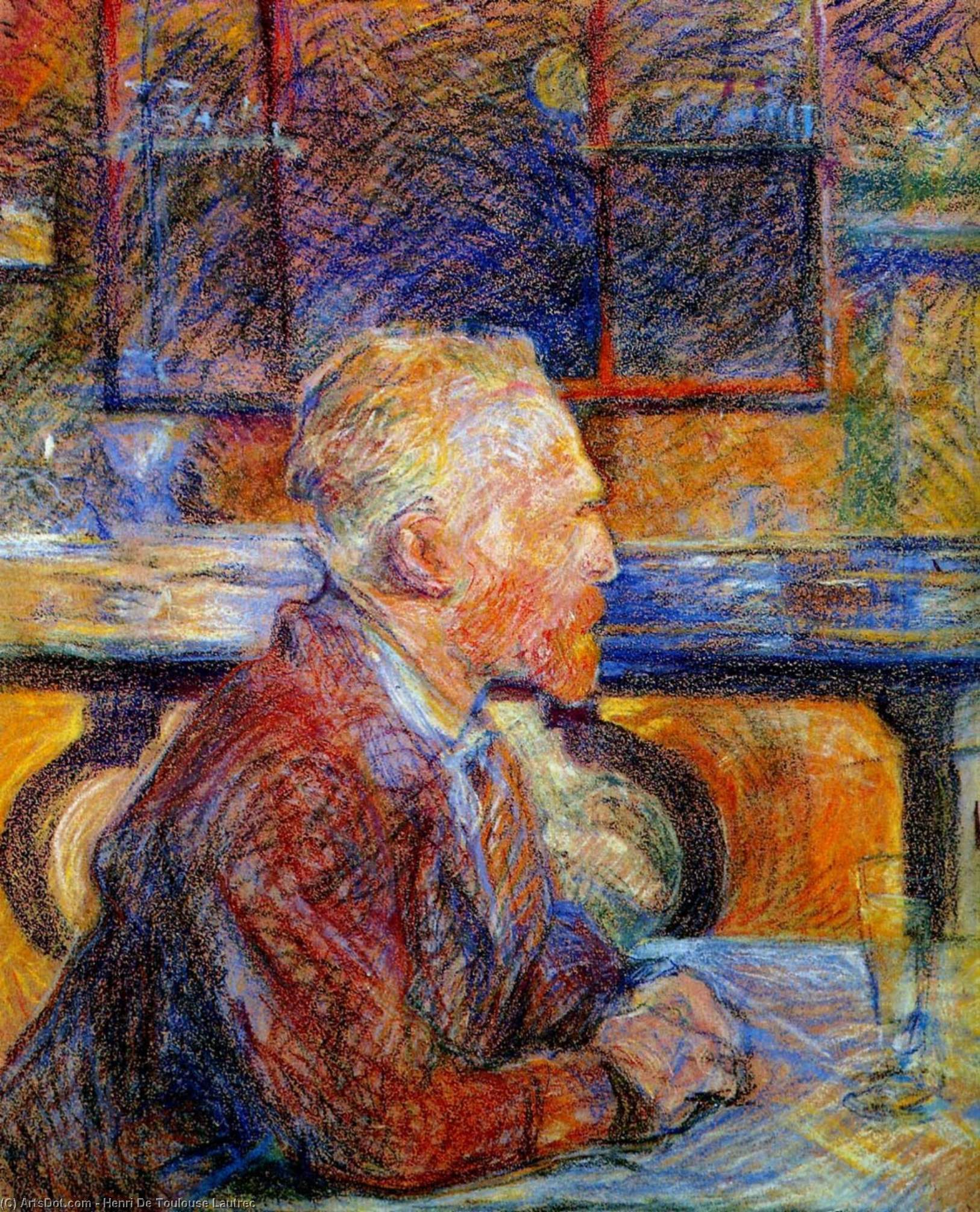 Retrato De Vincent Van Gogh — Comte Henri Marie Raymond De Toulouse-lautrec-monfa