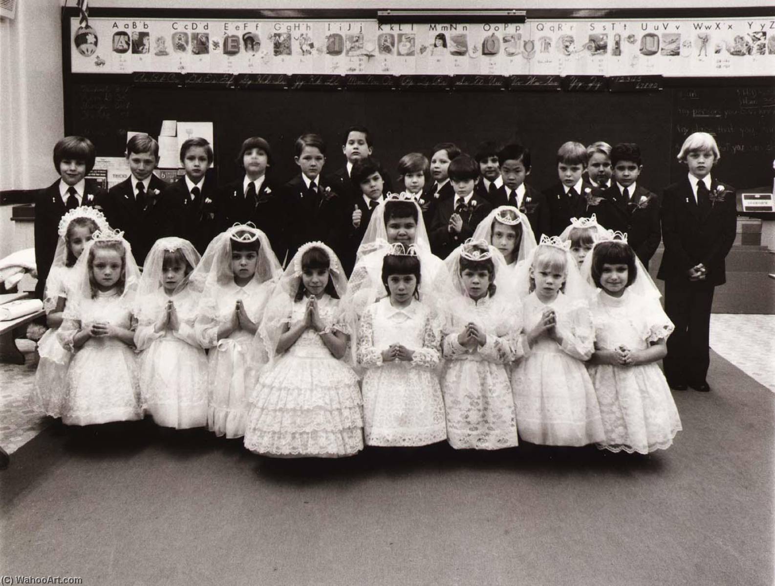 First Communion Class, Saint Elizabeth's Church, From The East Baltimore Documentary Survey Project — Linda Rich