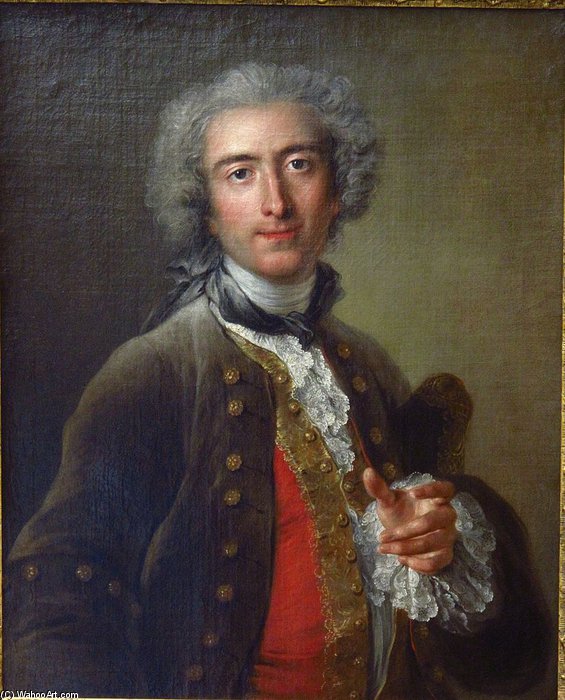 Portrait De Philippe Coypel — シャルル＝アントワーヌ・コイペル