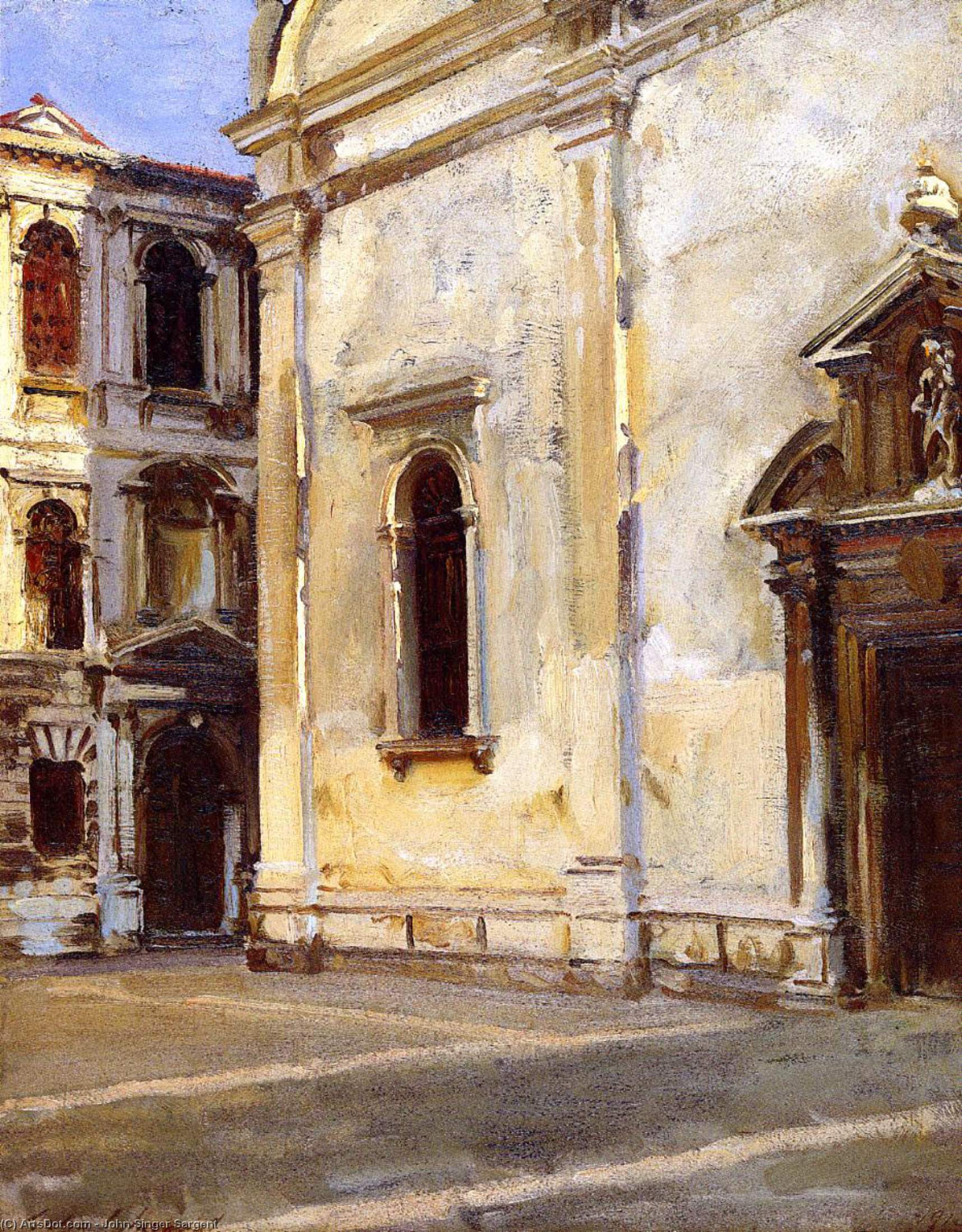 Santa Maria Del Carmelo Und Scuola Grande Dei Carmini — John Singer Sargent