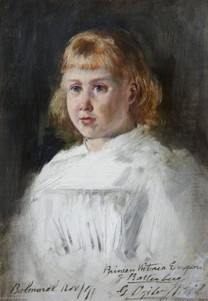 Sketch Of Princess Victoria Eugenie Of Battenberg (1887–1969) — George Ogilvy Reid