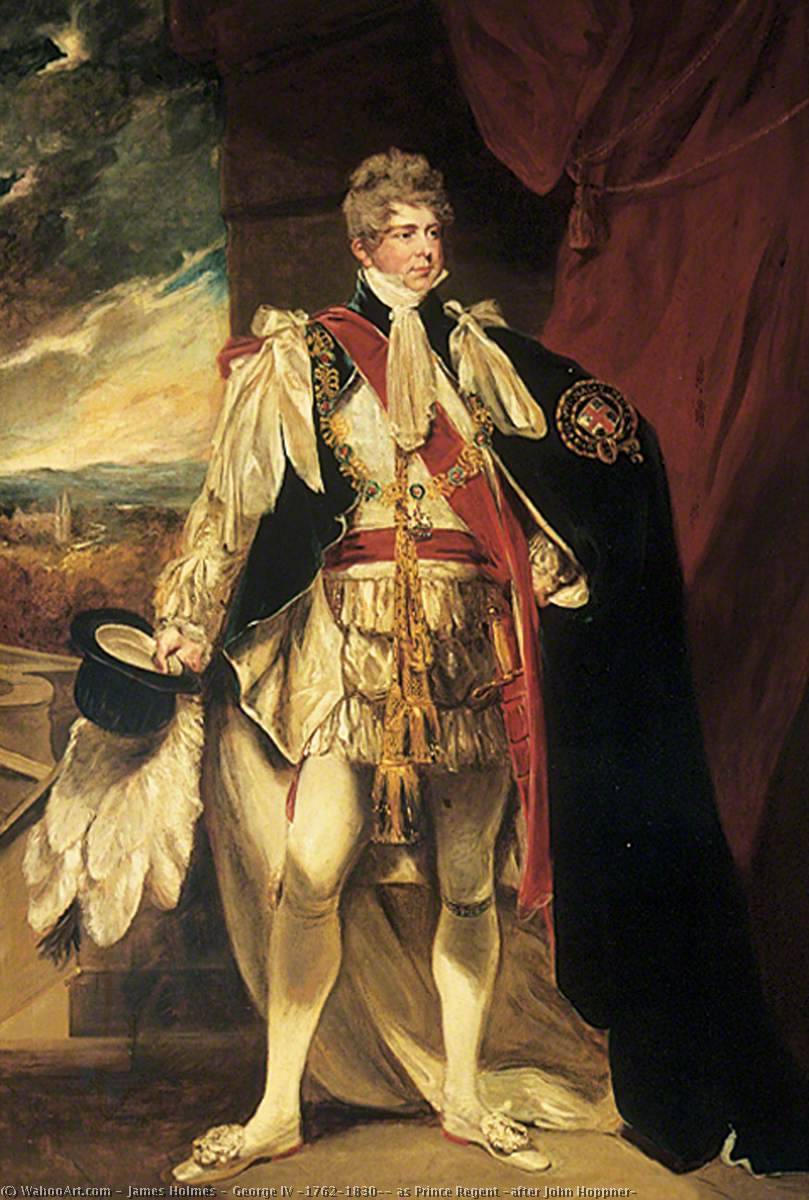 George Iv (1762–1830), As Prince Regent (after John Hoppner) — James Holmes