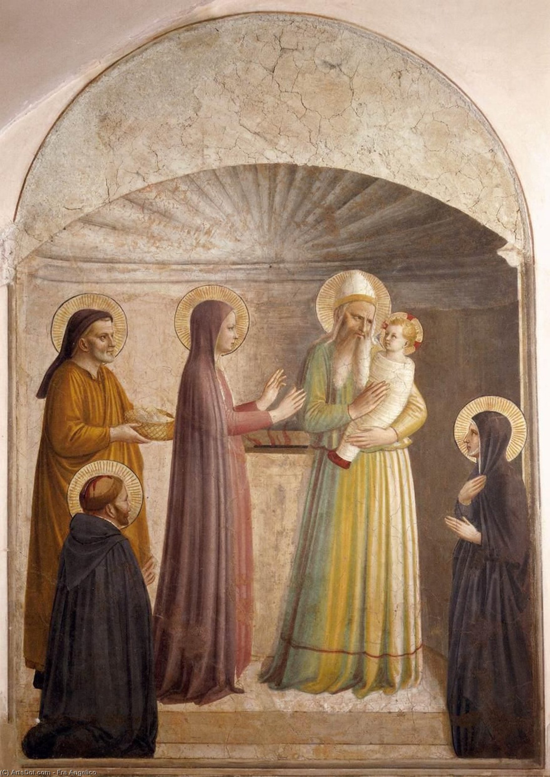 Präsentation Jesu Im Tempel (zelle 10) — Fra Angelico