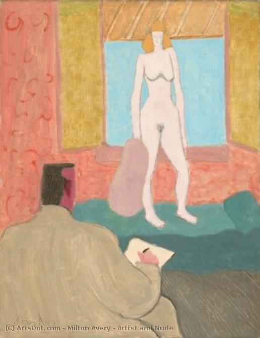 Artist And Nude — Milton Avery