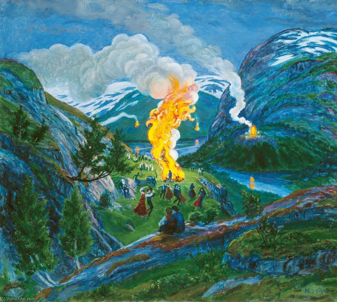 Midsummer Night Bonfire — Николай Аструп