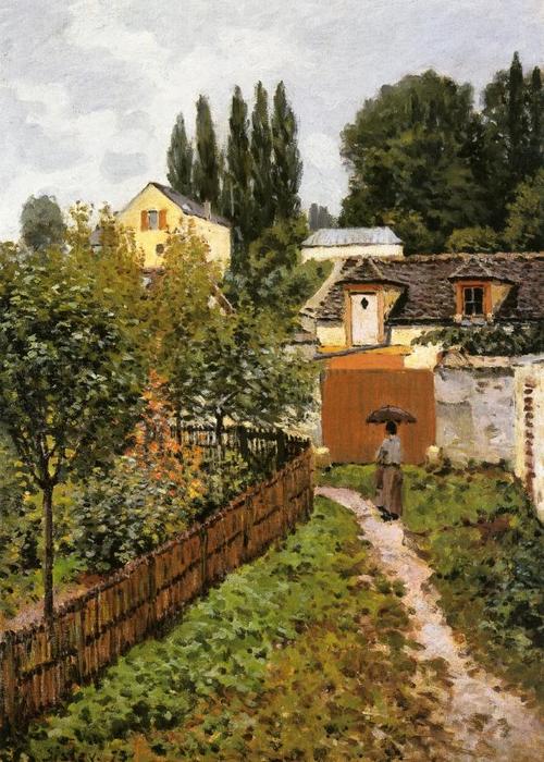 Garden Path In Louveciennes (chemin De L Etarch) — Сислей
