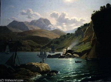 A View Of The Shore Of Vietri Sul Mare — Ramsay Richard Reinagle