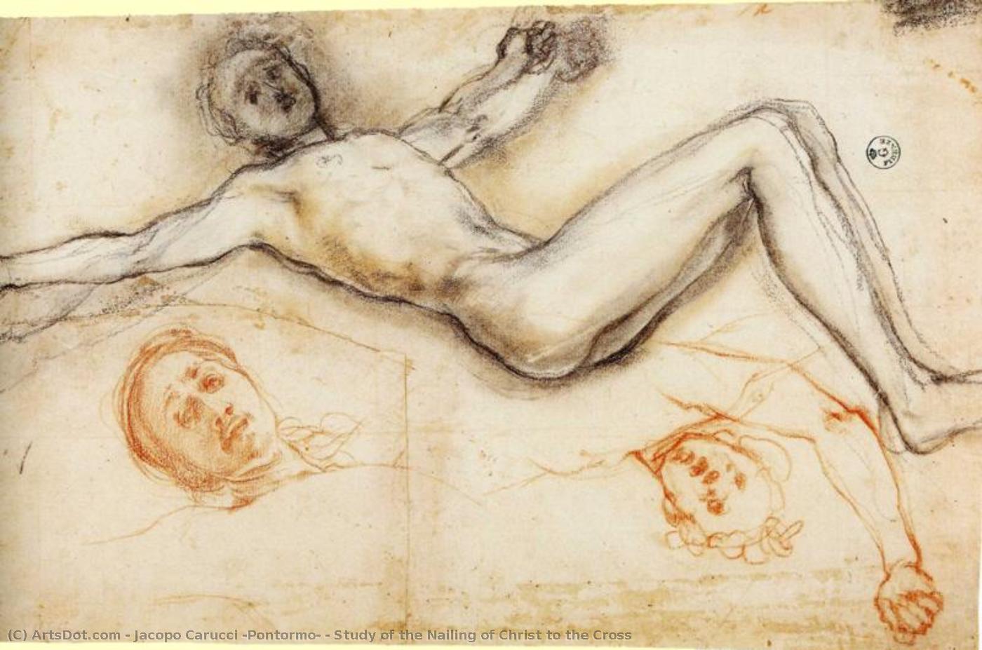 Study Of The Nailing Of Christ To The Cross — Jacopo Carucci