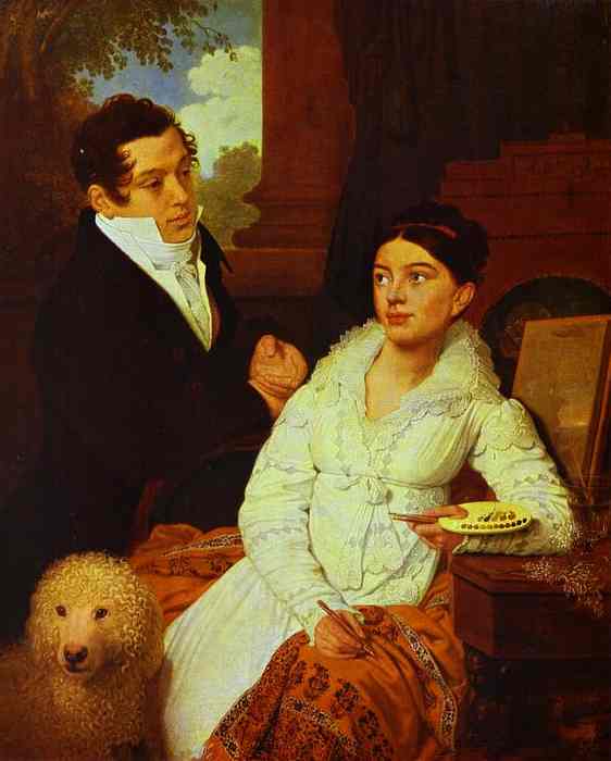Portrait Of A. G. And A. A. Lobanov-rostovsky — Vladimir Lukich Borovikovsky