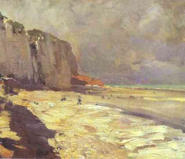 Beach At Dieppe. Study — Konstantin Alexeievitch Korovin