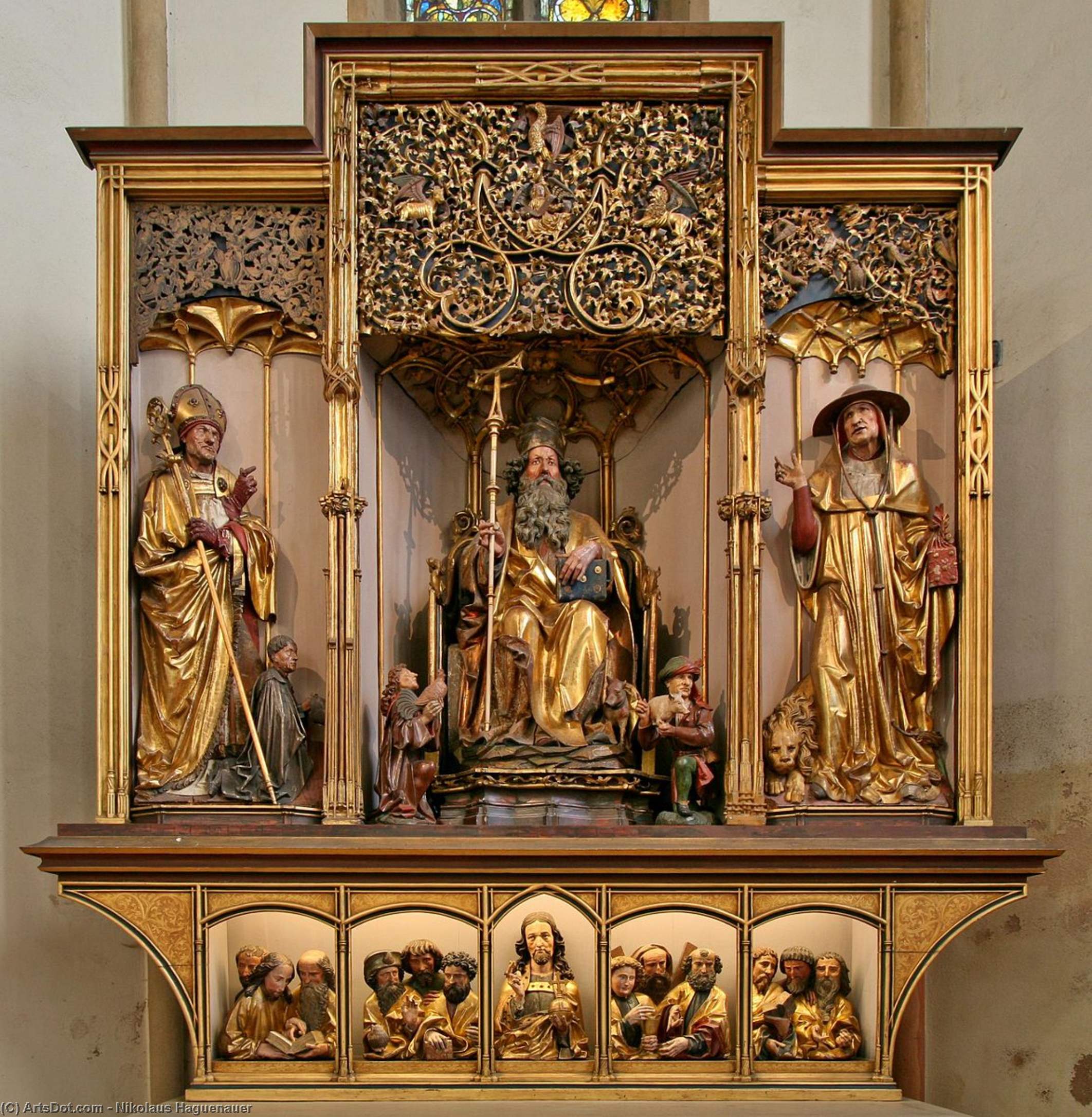 Niklaus Von Hagenau, Dritte Schauseite Des Isenheimer Altars — Nikolaus Haguenauer