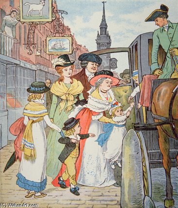 Family Life In Colonial America — Randolph Caldecott