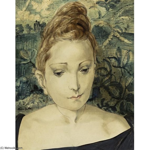 Femme À La Tapisserie — Léonard Tsuguharu Foujita