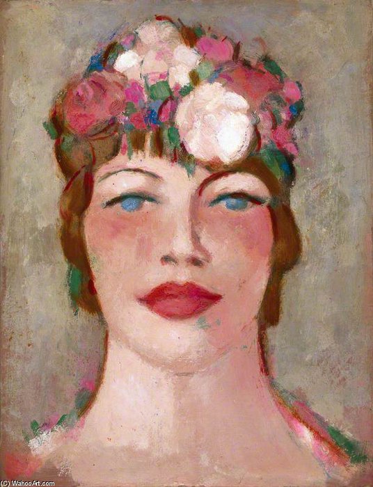 Girl In Flowered Hat — John Duncan Fergusson