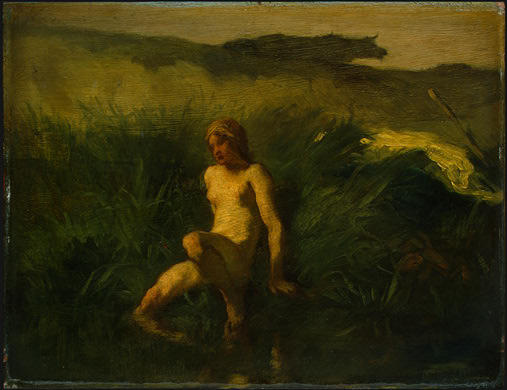 The Bather — ジャン＝フランソワ・ミレー