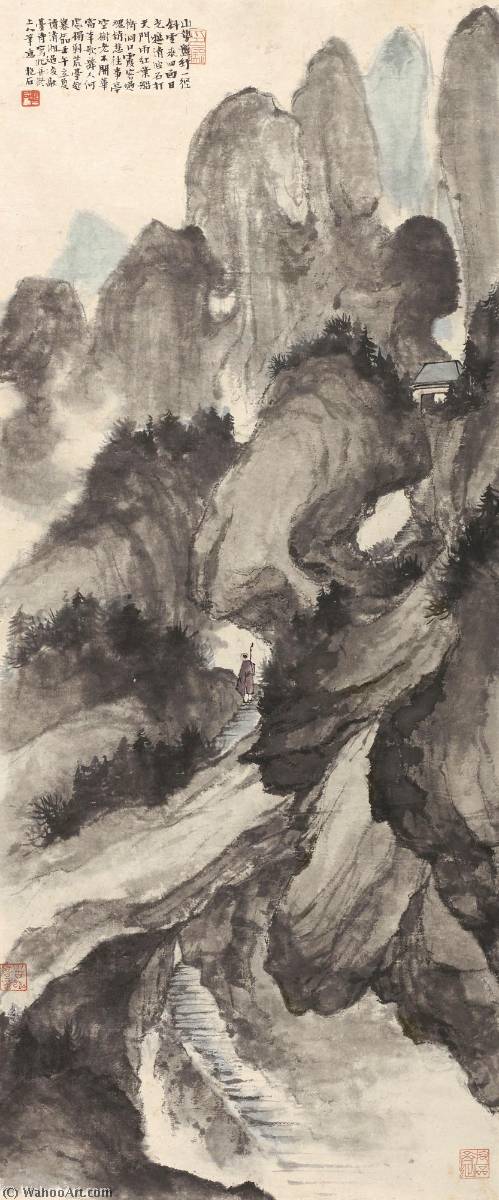 Landscape After Shitao — Fu Baoshi