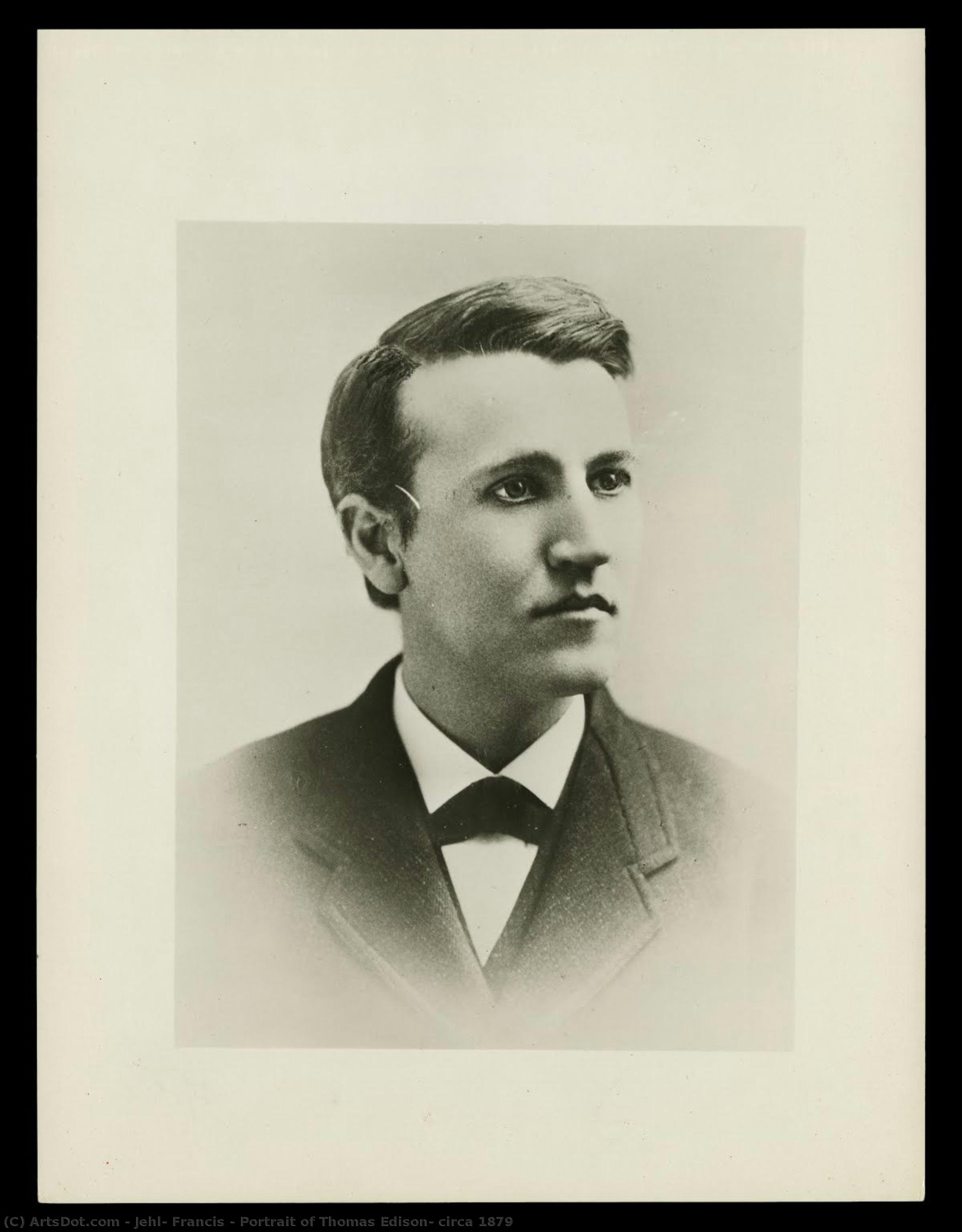 Portrait Of Thomas Edison, Circa 1879 — Jehl, Francis