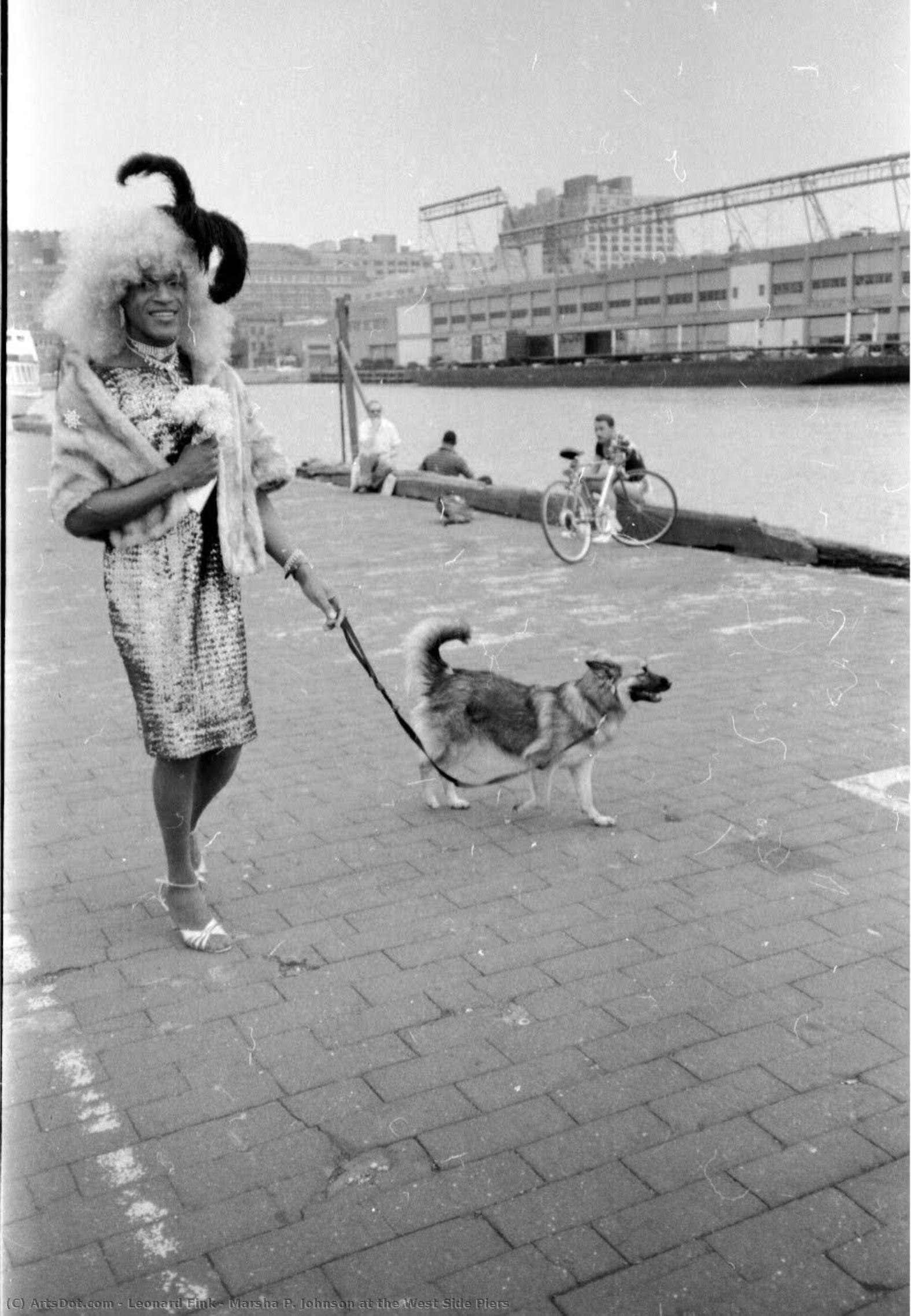 Marsha P. Johnson At The West Side Piers — Leonard Fink
