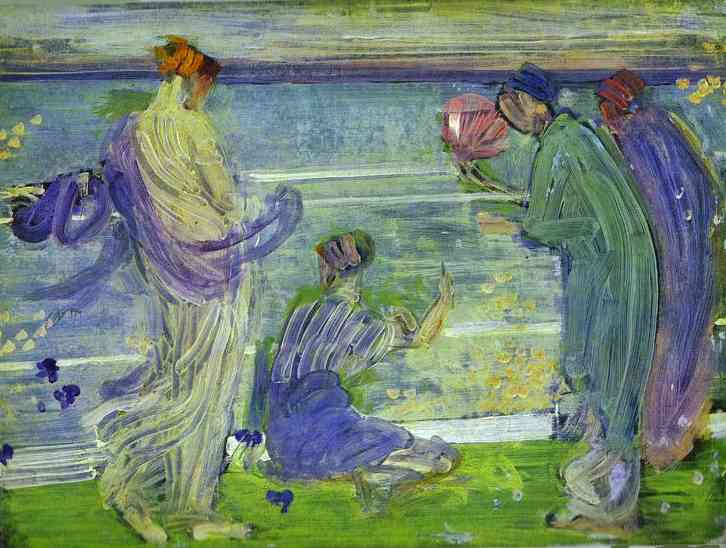 Variations In Blue And Green — James Abbott Mcneill Whistler